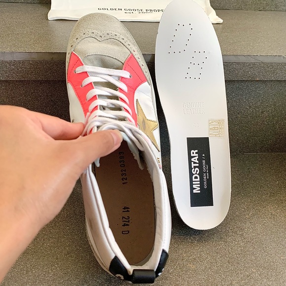 NIB GOLDEN GOOSE Mid Star Private Limited Edition Sneakers, Size 11US/ 41EU - Picture 16 of 17